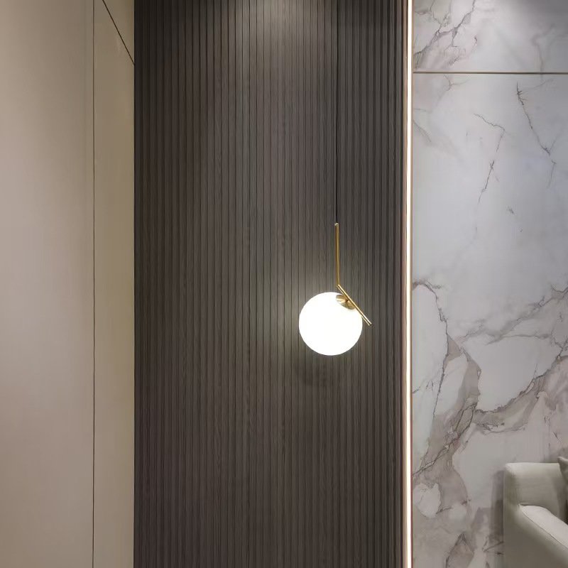 Luxury PVC Grille Wall Panel with Fluted Design WPC Bamboo Wall Paneling for Bathroom Decoration Indoor Use Made in China