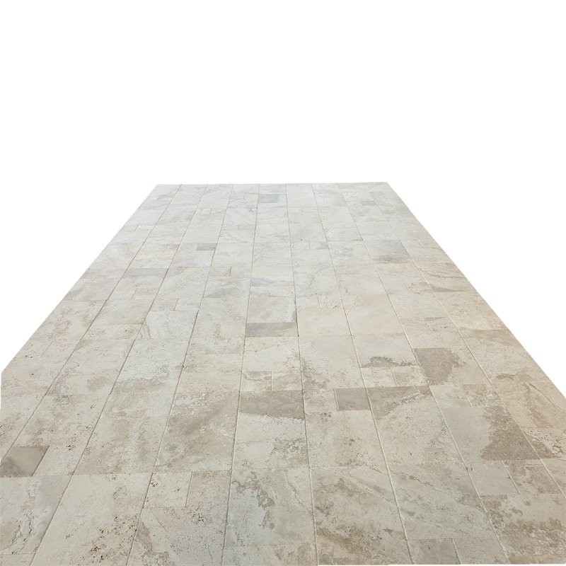 2024 New Model Natural Stone Pavers High Quality Turkish Beige Travertine Valera Flooring Stone Tiles Decking Made in Turkey
