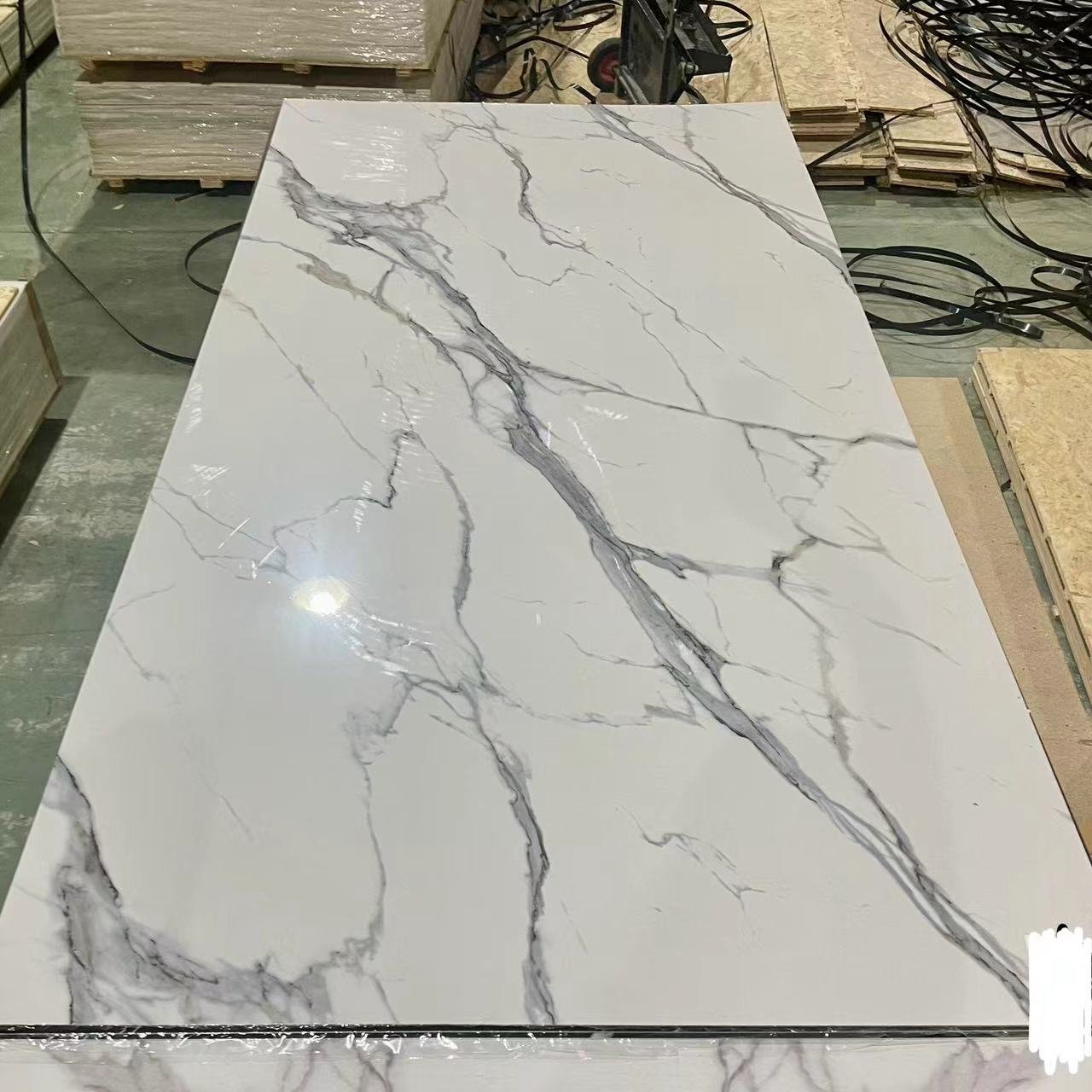 Sample Block Interior Decorative Pvc Uv Marble Sheet Board marble alternatives marble substitute