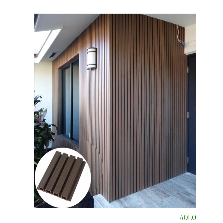 High quality contemporary wall cladding outdoor waterproof, fireproof and anti-corrosion wpc decoration wall panels