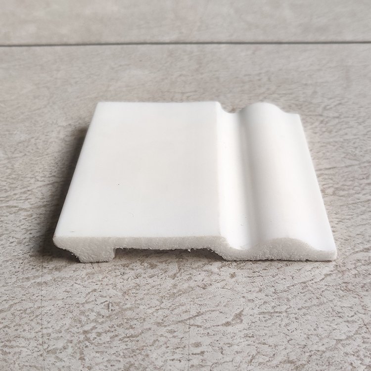 White Gloss 5inch 120mm Regency Ogee Skirting Board Victorian Torus Design Architrave Trim PS Baseboard for Living Room