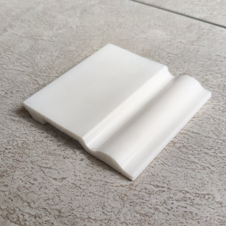 White Gloss 5inch 120mm Regency Ogee Skirting Board Victorian Torus Design Architrave Trim PS Baseboard for Living Room