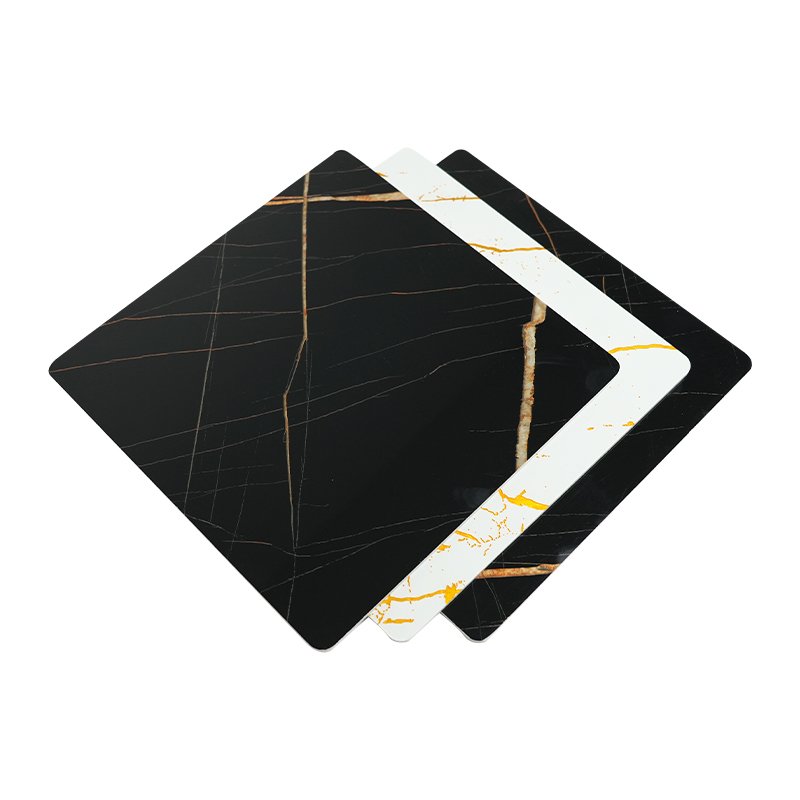 10/20/30cm Sample Block List Waterproof 3Mm Pvc Uv Board Wall Decoration Marble Color Waterproof Uv Pvc Board For Interior