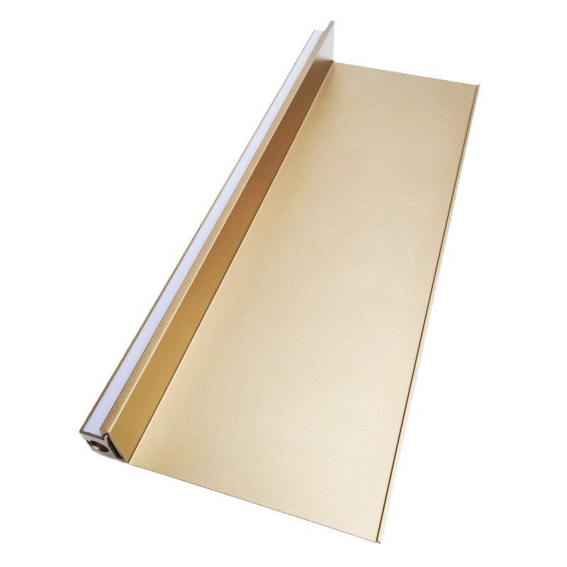 Personalized Power Bank Storage Rack L-Shaped Aluminum Alloy Built-In LED Light All-Aluminum One-Word Laminate Wall Boards