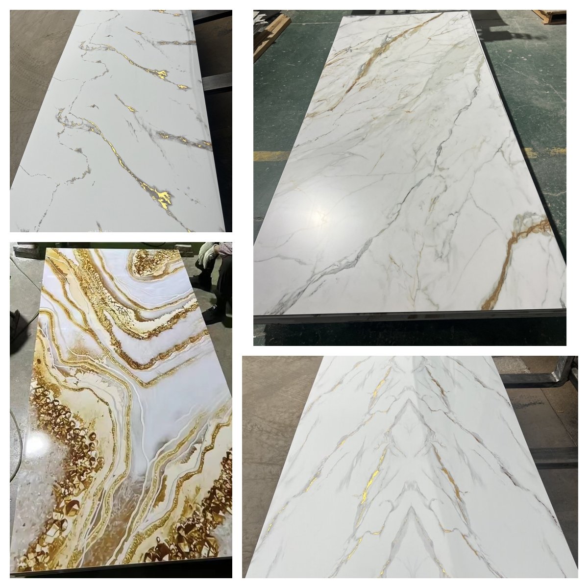 Wood Grain Ceiling Panel Lambrin Pvc Interior Fluted Wall Panel Wpc Designs Uv Marble Sheet For Home Wall Decoration