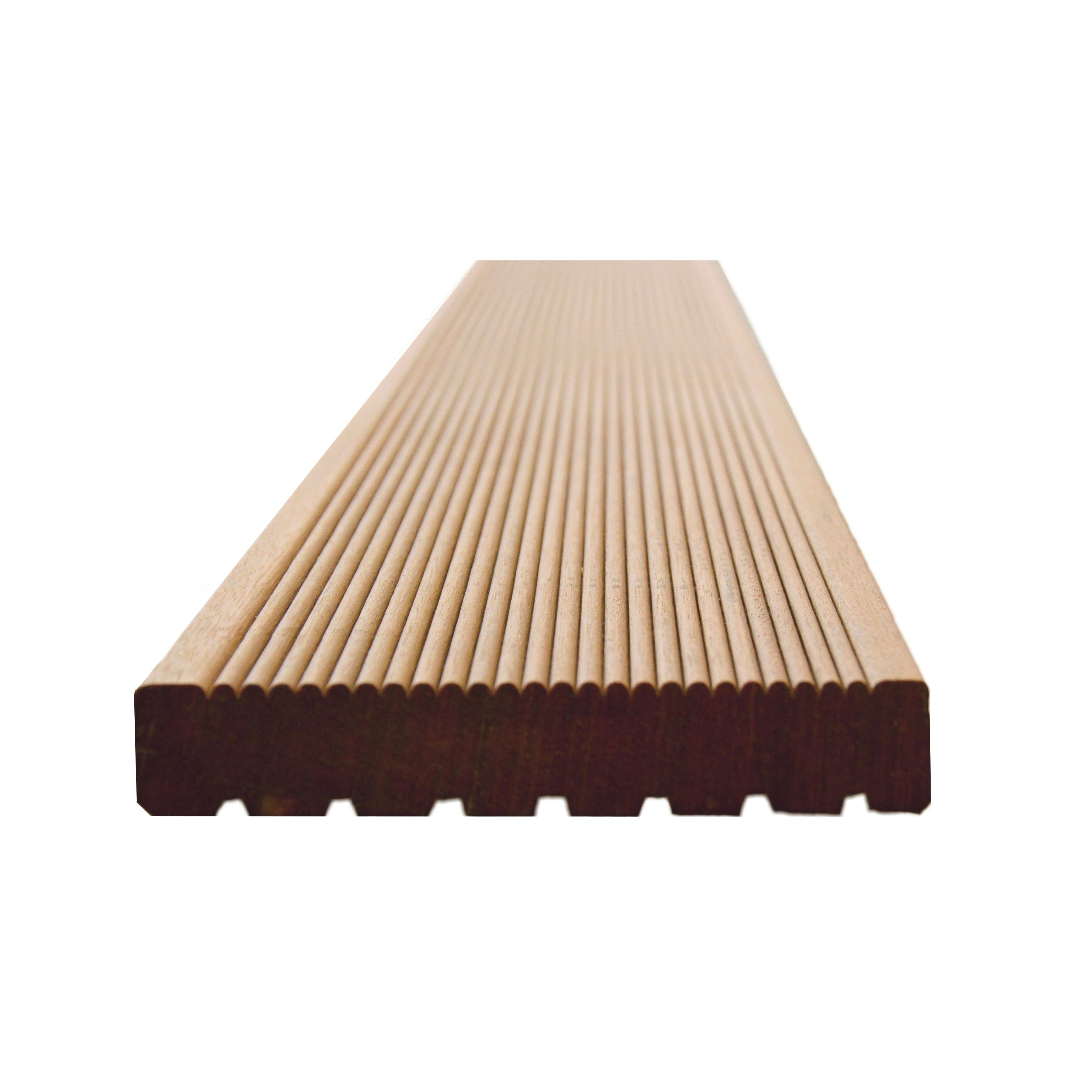 Strong Built Solid Wood Boards 25x145 mm Bangkirai Wood Decking for Beautiful Terrace Modern Style