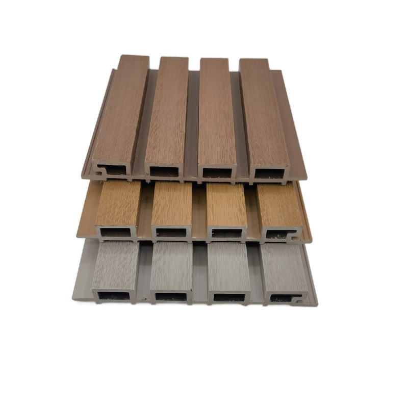 WPC Facade arches flute louver wall panel both interior and exterior carver wall cladding other boards