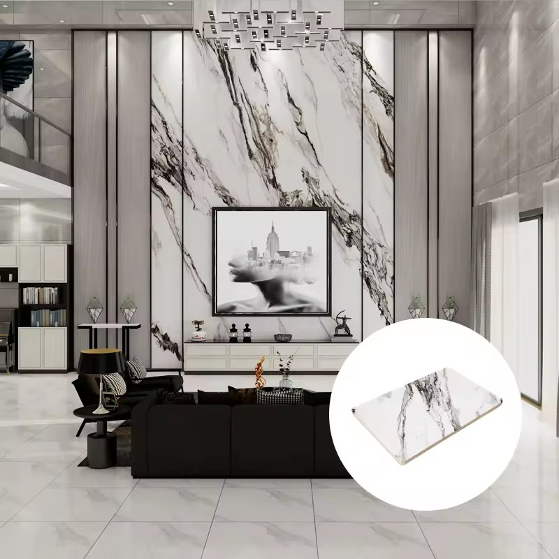 Factory price 2/2.5/3mm Interior wall UV board PVC marble sheet wall panel other board decorative Board