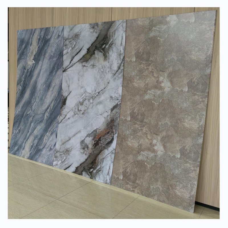 Interior UV Bamboo Charcoal Board Wood Veneer Decorative Wpc Marble Wall Panels