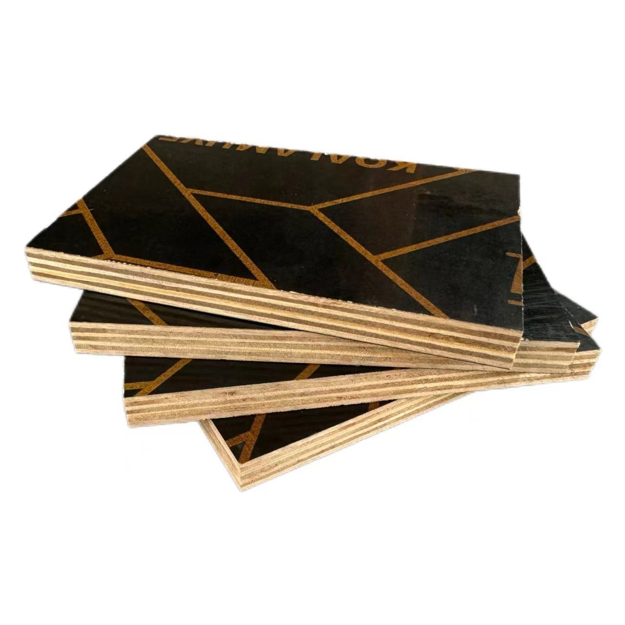 1220x2440mm 11mm Black Film Faced Plywood Hardwood Concrete Plywood Film Faced Plywood