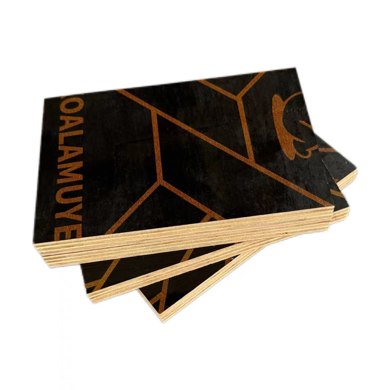 1220x2440mm 11mm Black Film Faced Plywood Hardwood Concrete Plywood Film Faced Plywood