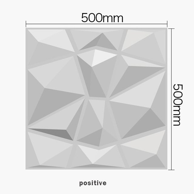 Most popular Diamond shape 3D PVC Panel/Sticker Interior Wall Decorative waterproof wallpaper other boards