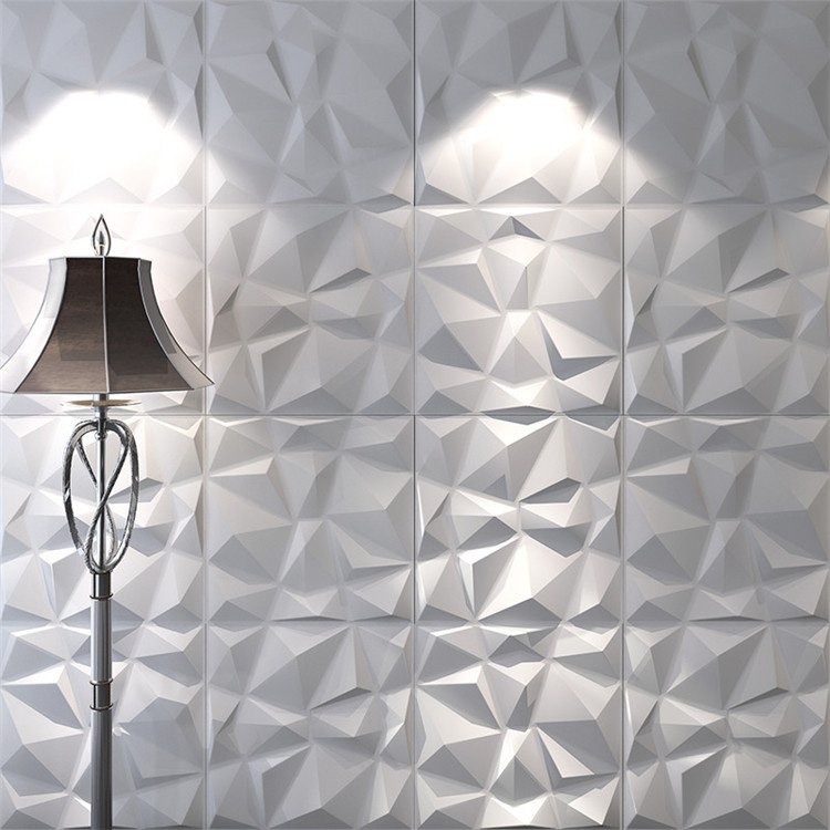 Most popular Diamond shape 3D PVC Panel/Sticker Interior Wall Decorative waterproof wallpaper other boards