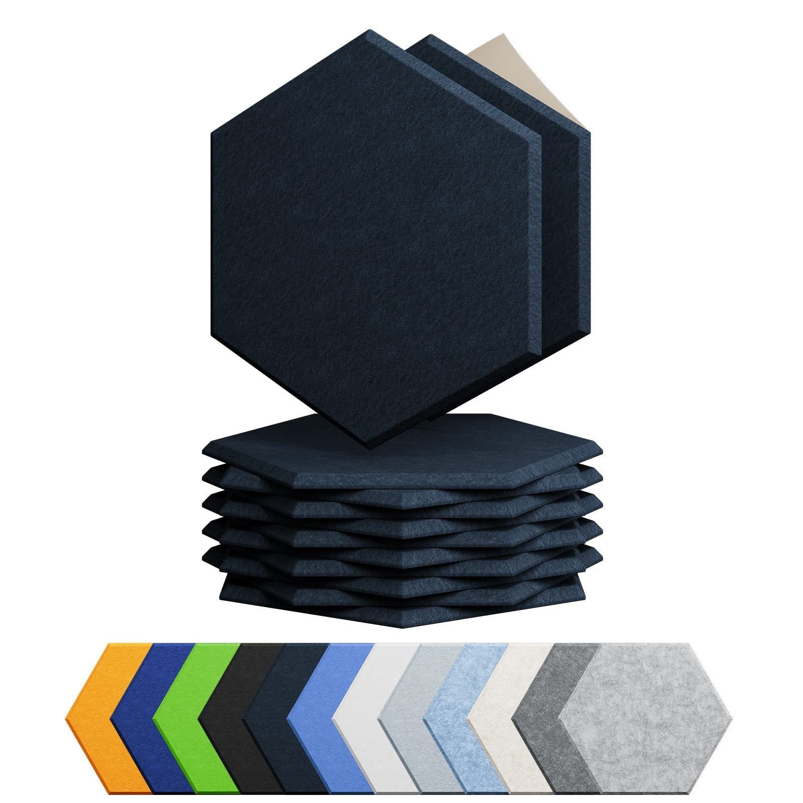 High density gray customized soundproof wall panel logo absorption PET polyester felt wall sound-absorbing panel