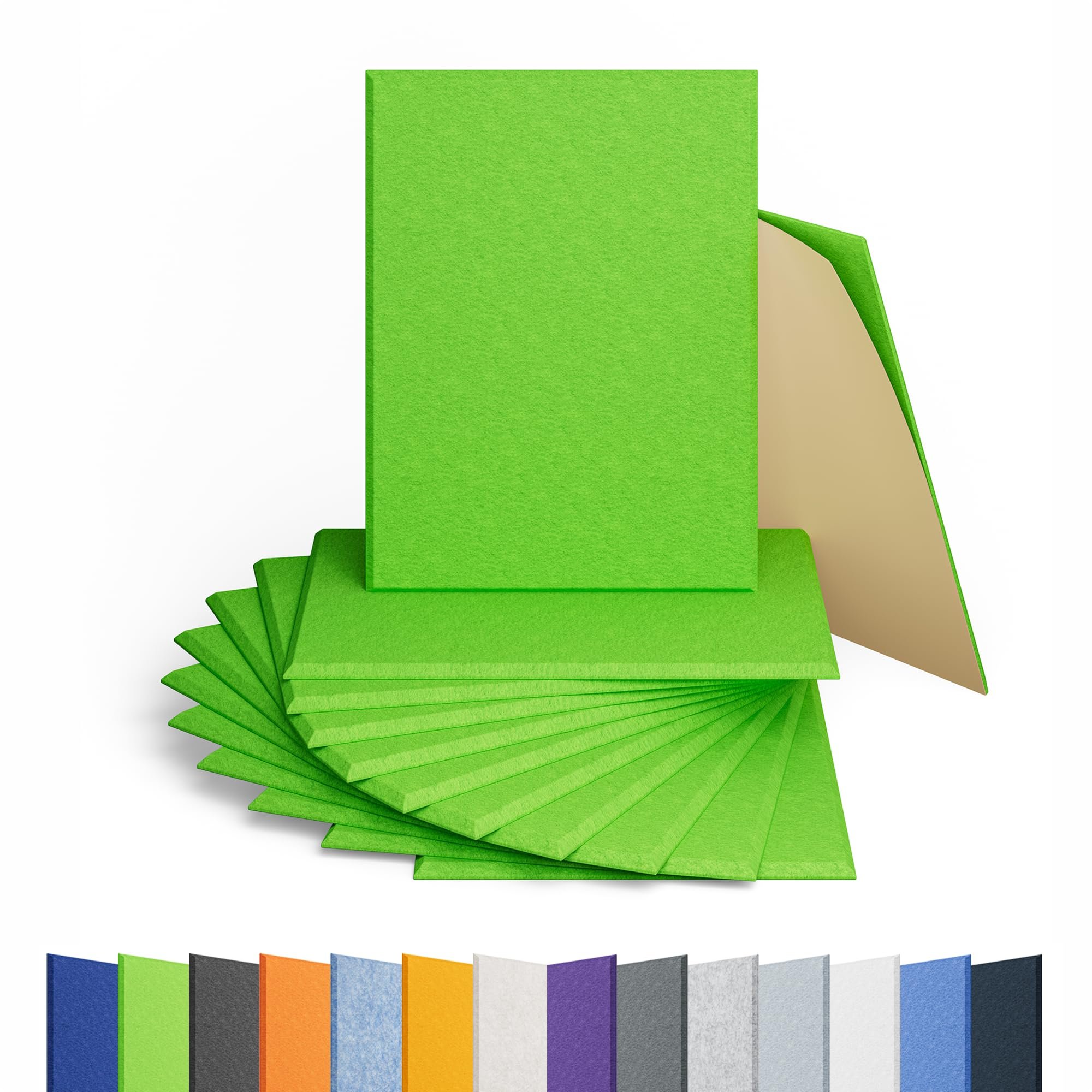 High density gray customized soundproof wall panel logo absorption PET polyester felt wall sound-absorbing panel