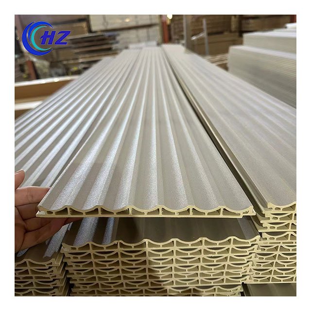 UNIDECO fluted wall board wpc interior panel flutted wall panel wpc flat wall panel