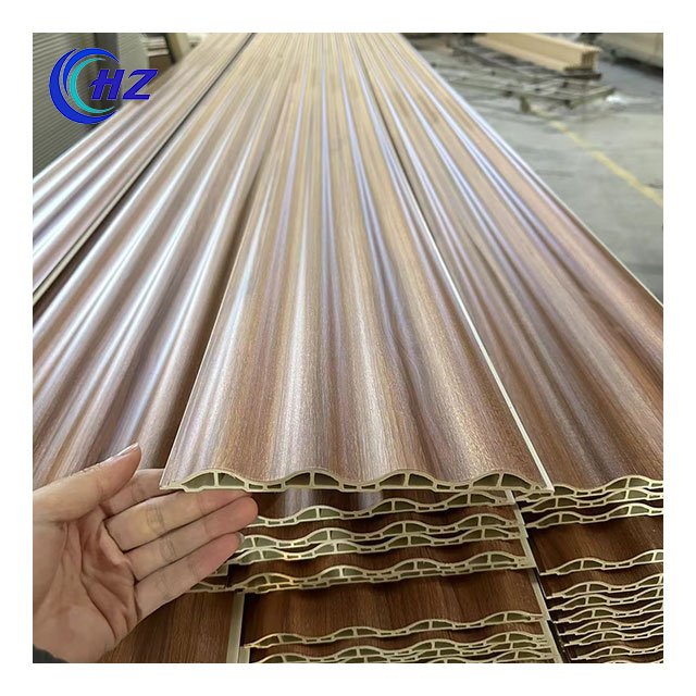 UNIDECO fluted wall board wpc interior panel flutted wall panel wpc flat wall panel