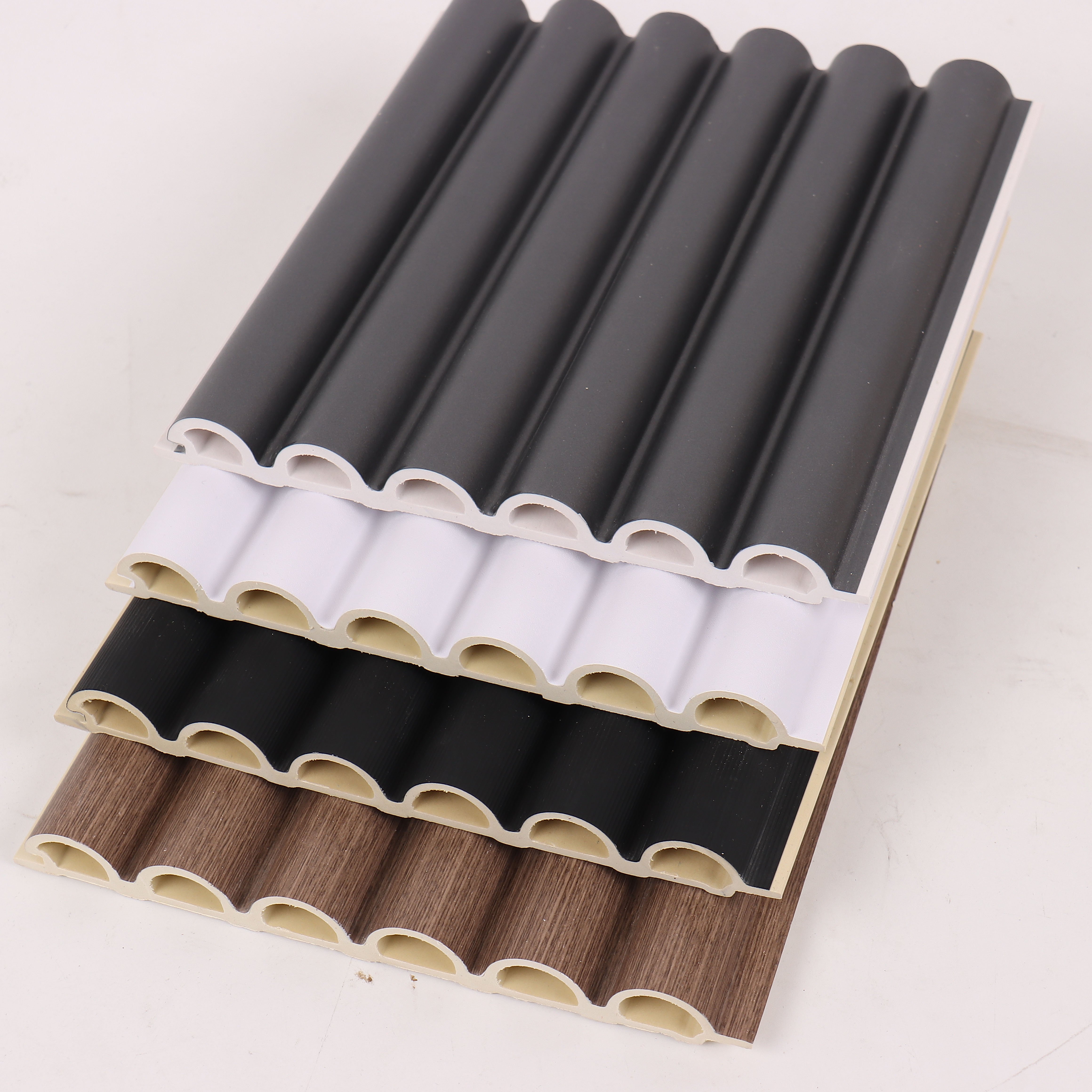 3D Wood Exterior Waterproof Wall Cladding other Boards Decorative Hollow Wpc Wall Panel