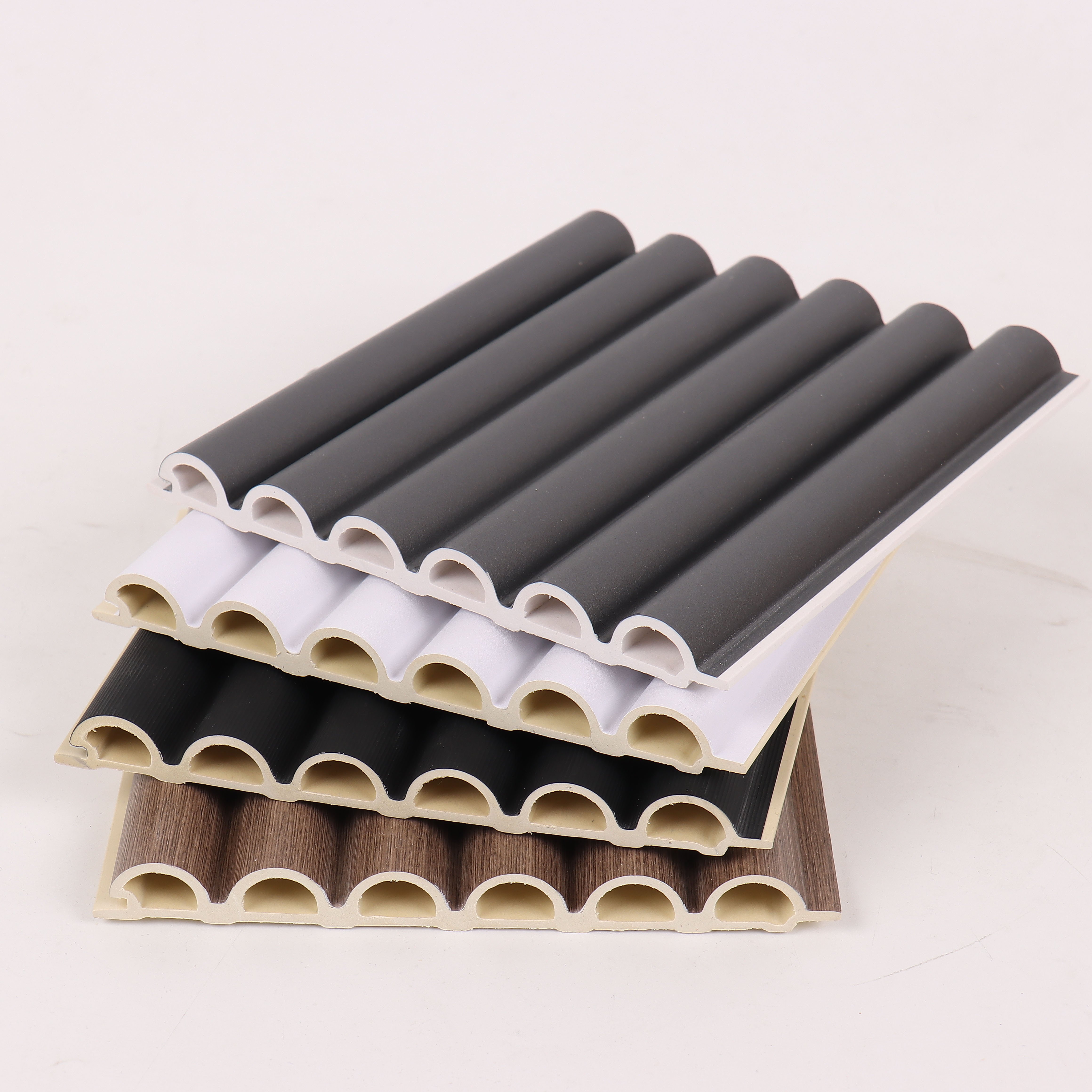 3D Wood Exterior Waterproof Wall Cladding other Boards Decorative Hollow Wpc Wall Panel