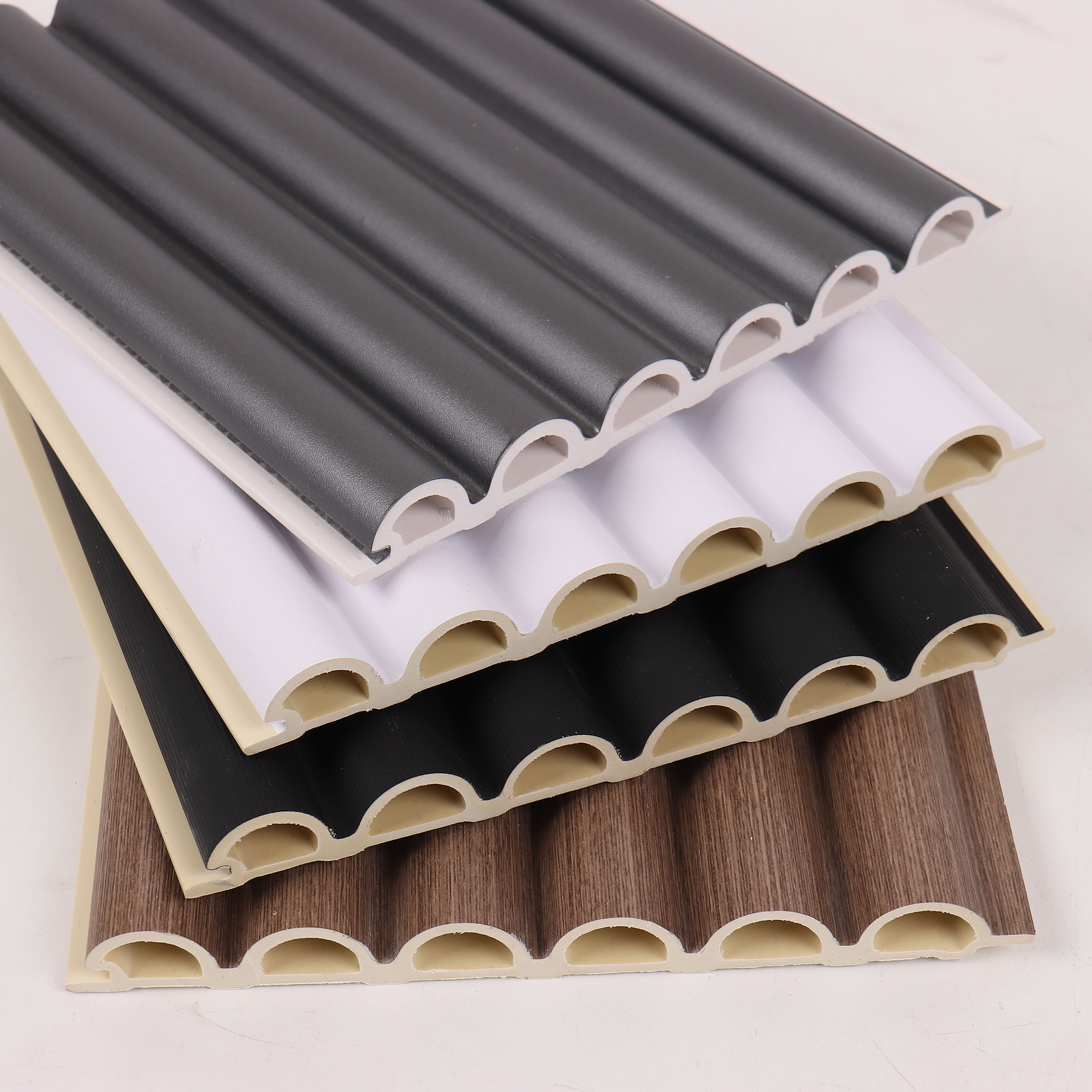 3D Wood Exterior Waterproof Wall Cladding other Boards Decorative Hollow Wpc Wall Panel