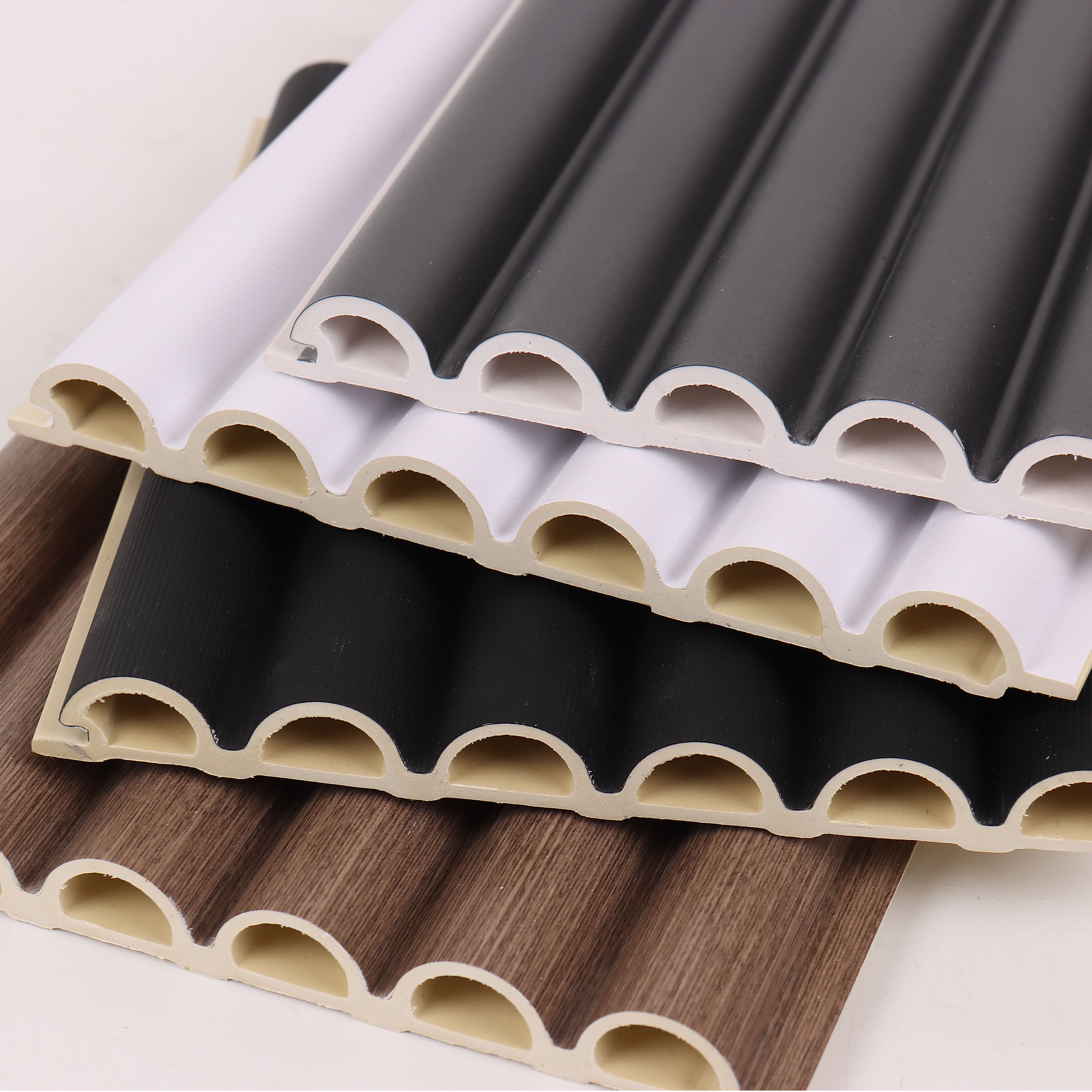 3D Wood Exterior Waterproof Wall Cladding other Boards Decorative Hollow Wpc Wall Panel