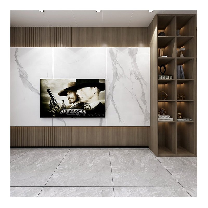 New Design Marble Rock Look WPC TV Background Decoration Wall Board