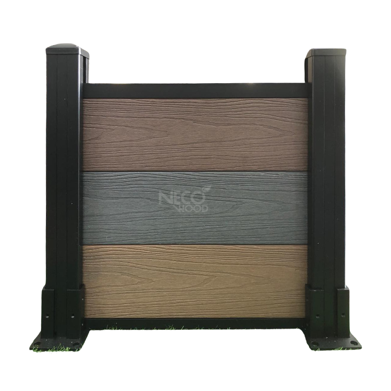 Necowood ASA Fence Compound Garden Fence Outdoor Garden Wooden Plastic Composite Fence Door