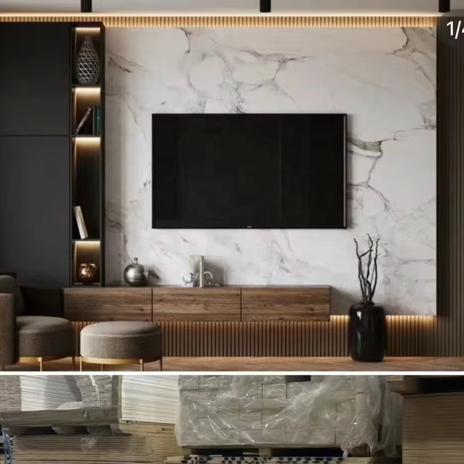 Customized Color 3D Printing UV Marble Panels Ideal for Interior Applications and Lasting Beauty Apartment