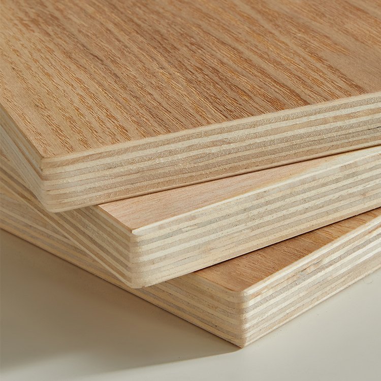 Cost-efficient Top Grade E0 Glue Waterproof Plywood Sheet Melamine Laminate Multilayer Eucalyptus Board For Furniture