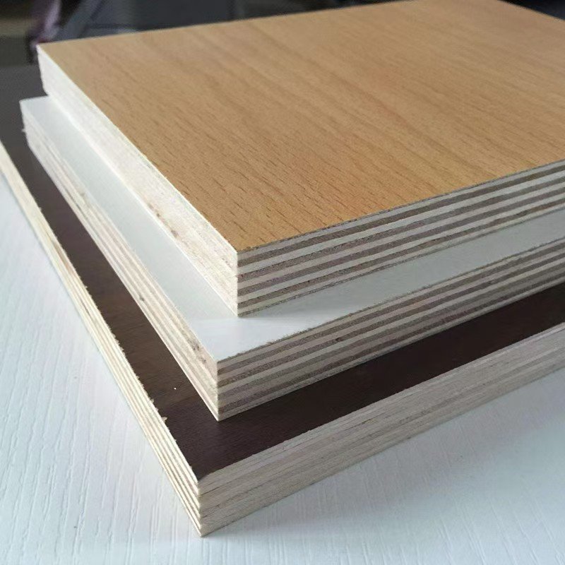 1220*2440 Solid Wood Multi-Layer Ecological Board Paint-Free E0 Whole Plywood for Wardrobe Cabinet for Woodworking
