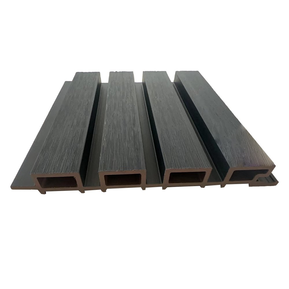 Water-Proof Wpc Ceiling Indoor Decorative Wall Panel Composite Composite Pvc Coating Cladding Fluted Wall Board Wpc Exterior