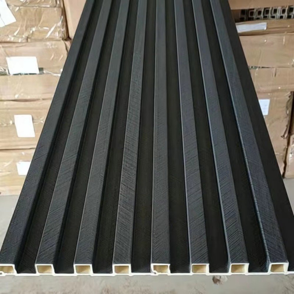 Home Bedroom Decorative Wood Cladding Paneling Interior 3D Slat Insulation Fluted Board Wpc Wall Panel For Interior Indoor Decor