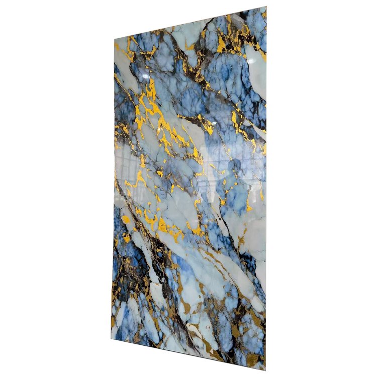 High quality custom sizes indoor decorate pvc uv marble sheet board