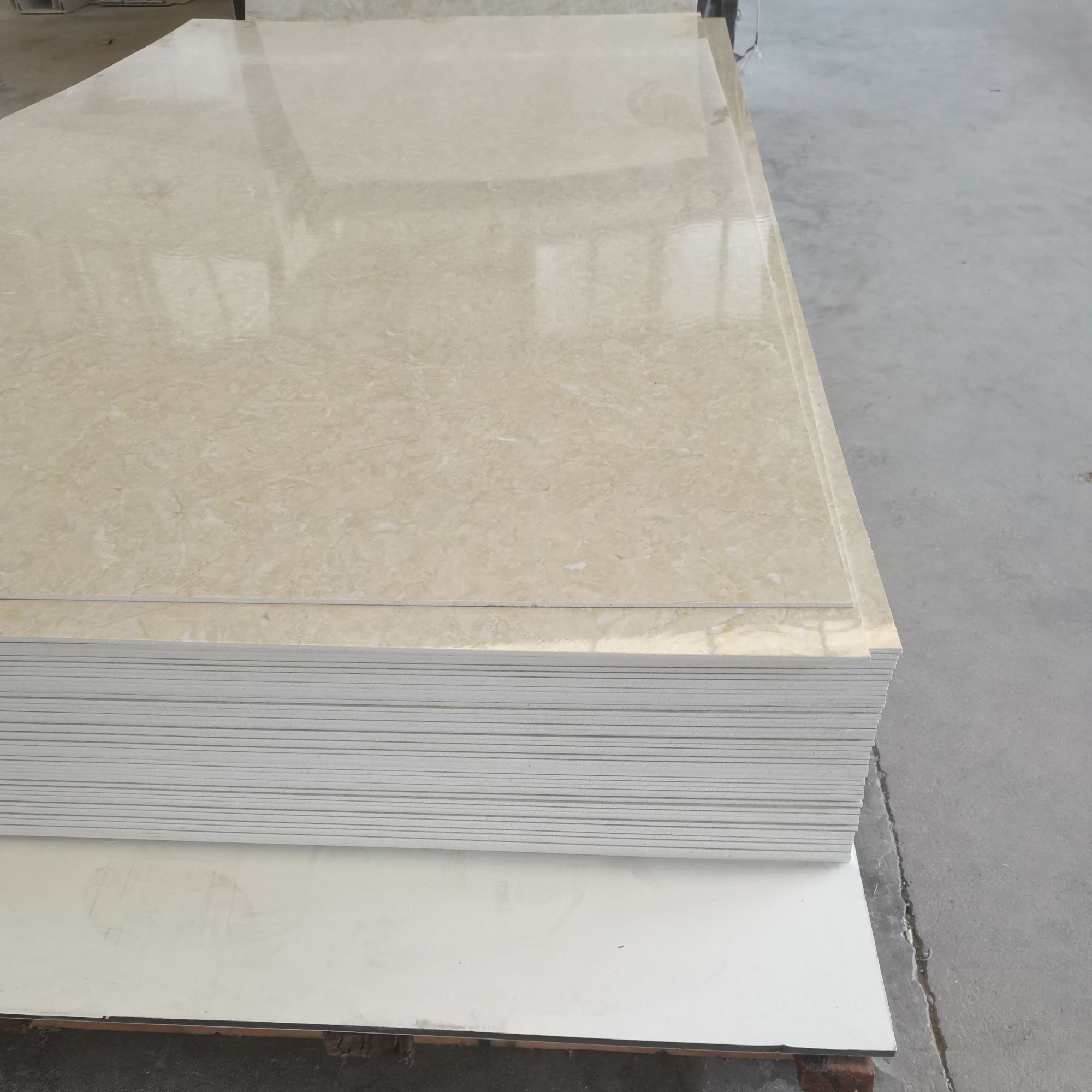 WPC Marble Sheet Wall Board Luxury Interior PVC Decking for Villa and Hotel UV Protected Wall Panels/ Wallpapers