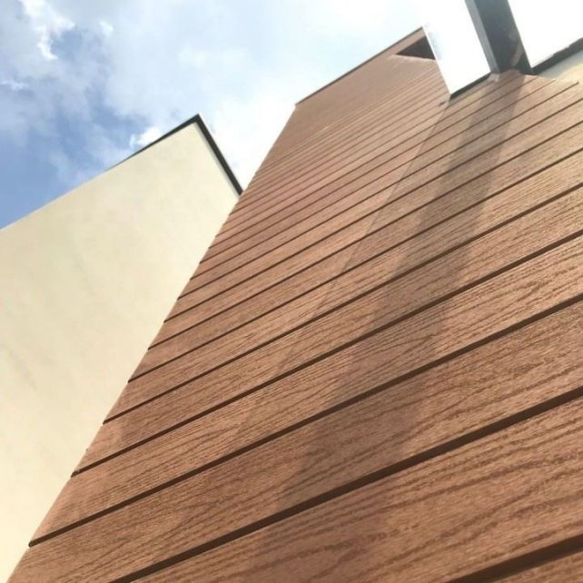 Co-extrusion Protected Wood Plastic Composite Wall Panel Boards Exterior Wall Decorative Covering Cladding Panel Wpc Wall Plank