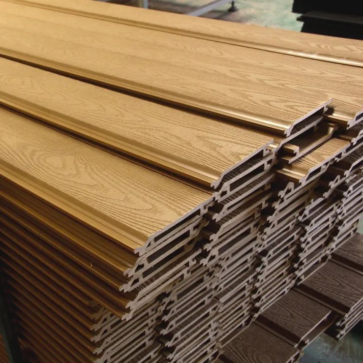 Co-extrusion Protected Wood Plastic Composite Wall Panel Boards Exterior Wall Decorative Covering Cladding Panel Wpc Wall Plank