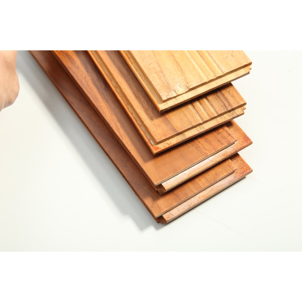 Manufacturers direct sales of solid wood wall board, interior decoration ceiling board, teak splicing board