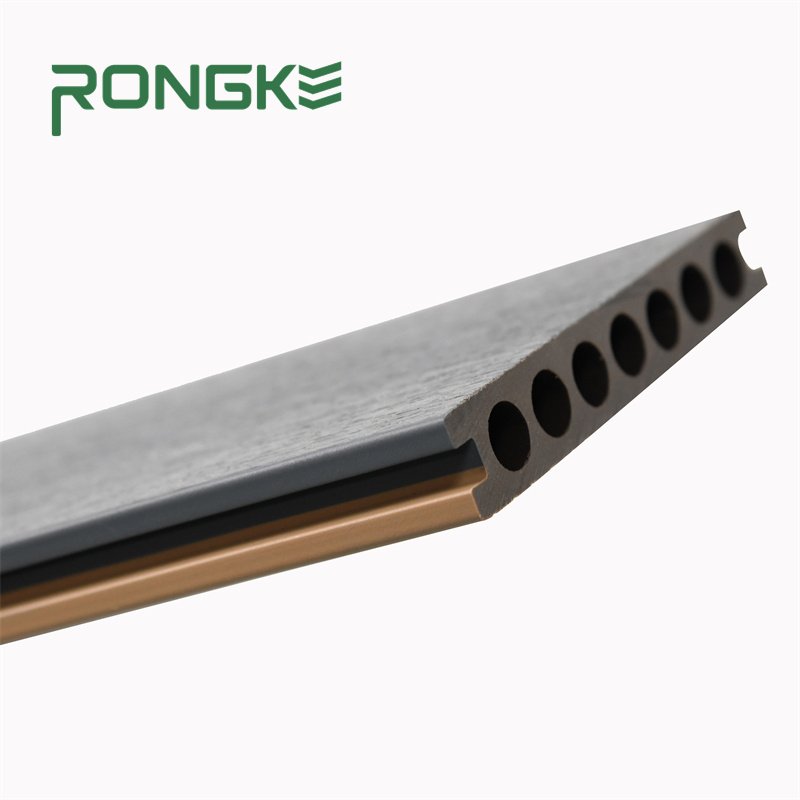China's New Tech Composite WPC Decking Board 3D Exterior Decor with Scratch Resistance Wood Grain Coextrusion Teak Material