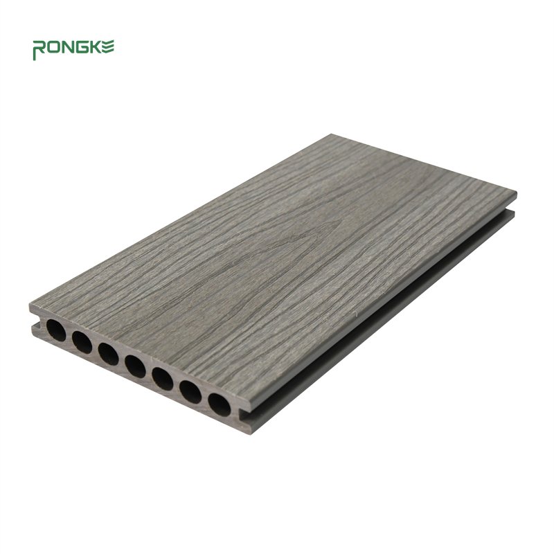 China's New Tech Composite WPC Decking Board 3D Exterior Decor with Scratch Resistance Wood Grain Coextrusion Teak Material