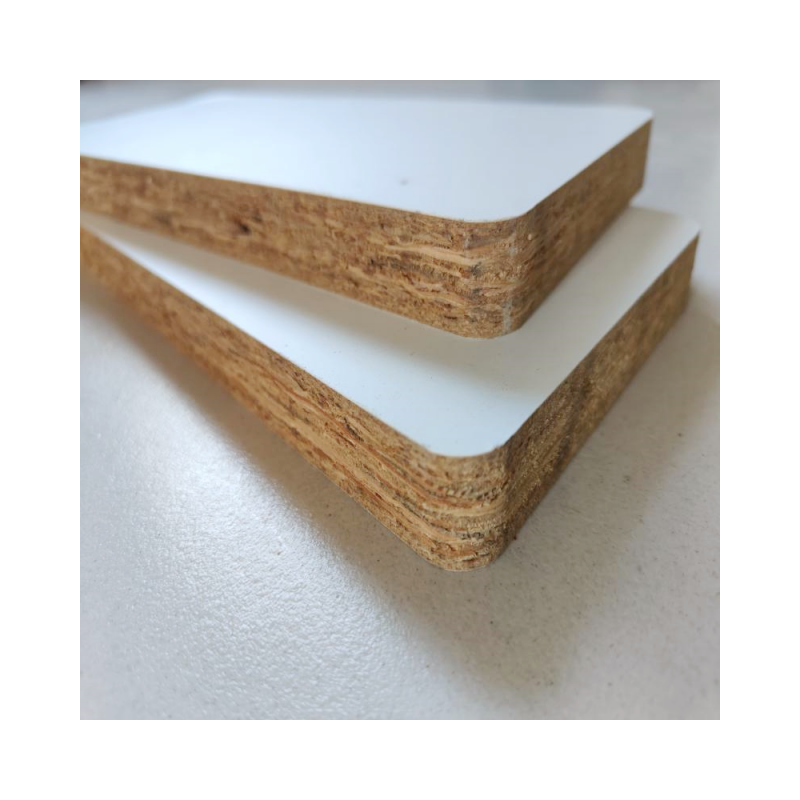 Solid wood particle board, paint-free board, particleboard, 18mm melamine veneer, white furniture, wardrobe, wood plank, E1
