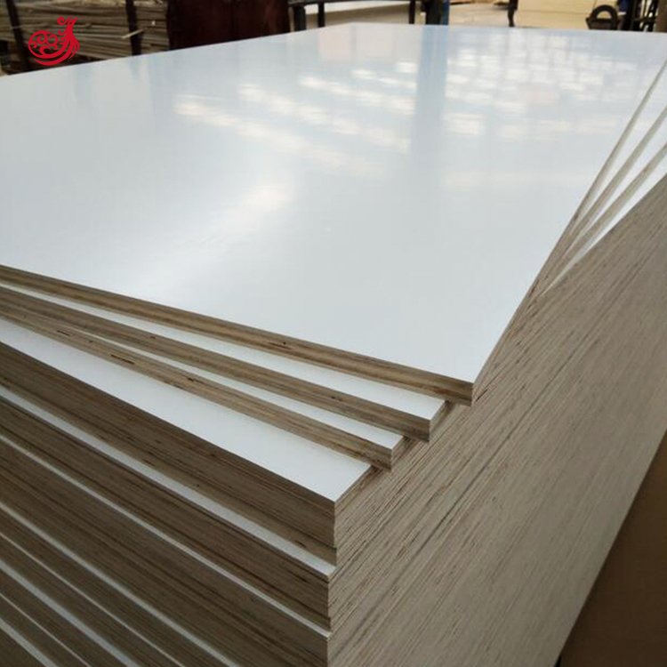Melamine Plywood Sheet 6Mm 9Mm 18Mm 4X8 Eucalyptus and poplar mixed core Melamine Plywood Board