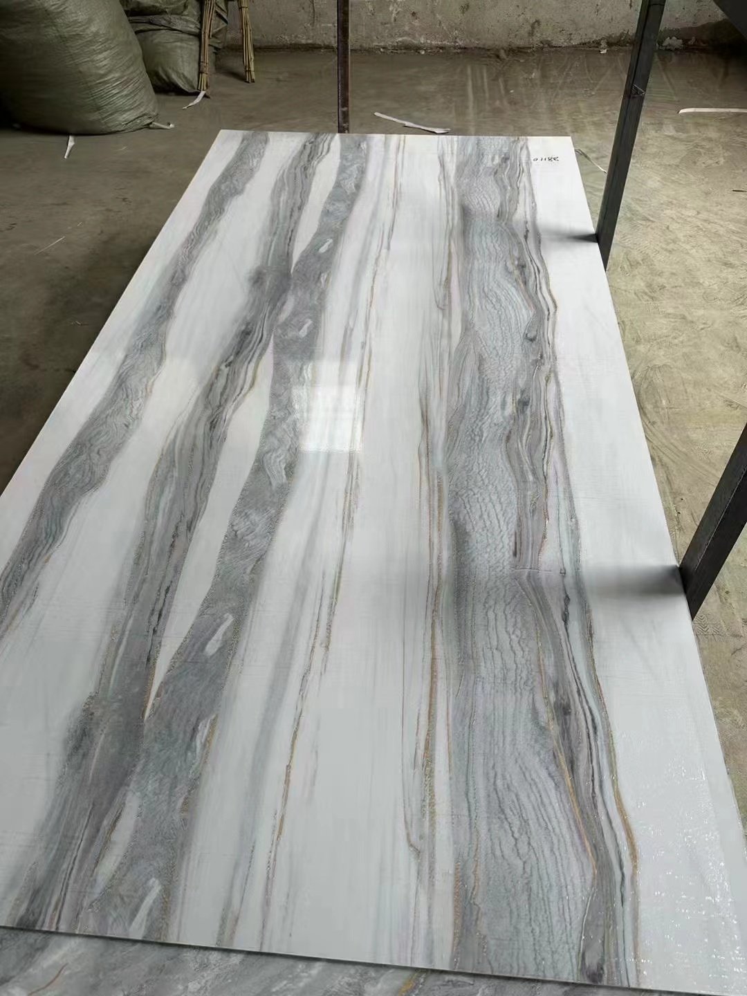 1220*2440*3mm/2.5mm high glossy Pvc Marble Sheet Interior Wall Panel Pvc Marble Sheet Alternative Uv Marble Wall Board