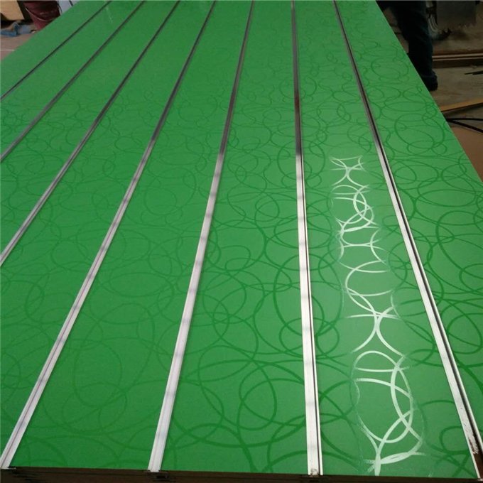 GrandMore brand For export products hot sales Thick slot MDF board for store walls GrandMore brand. More size board
