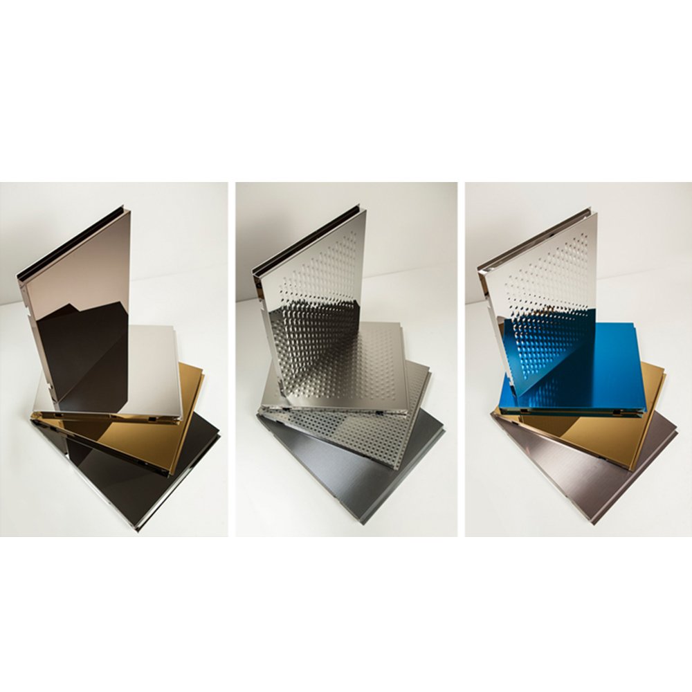 Construction material building wall panels & boards stainless steel mirror ceiling panels for exterior wall decoration panel
