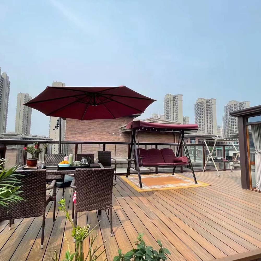 BAMMAX WPC Outdoor Decking Waterproof Wooden Plastic Complex Customized Size Decking