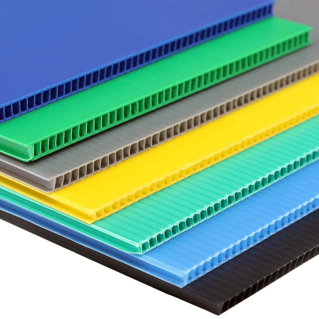 Top Quality Polypropylene Fluted Corrugated Board for Temporary Clean Room Protection PP Corrugated Sheet