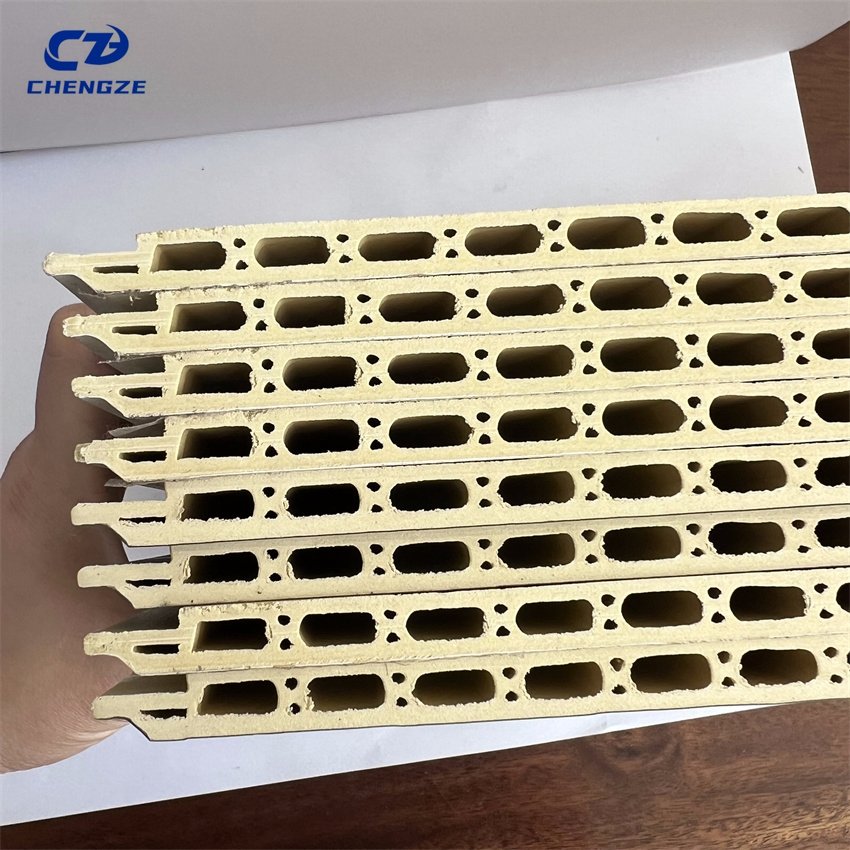 Wholesale Price Eco-Friendly seamless splicing Bamboo wood fiber WPC integrated wall panel board engineering plate