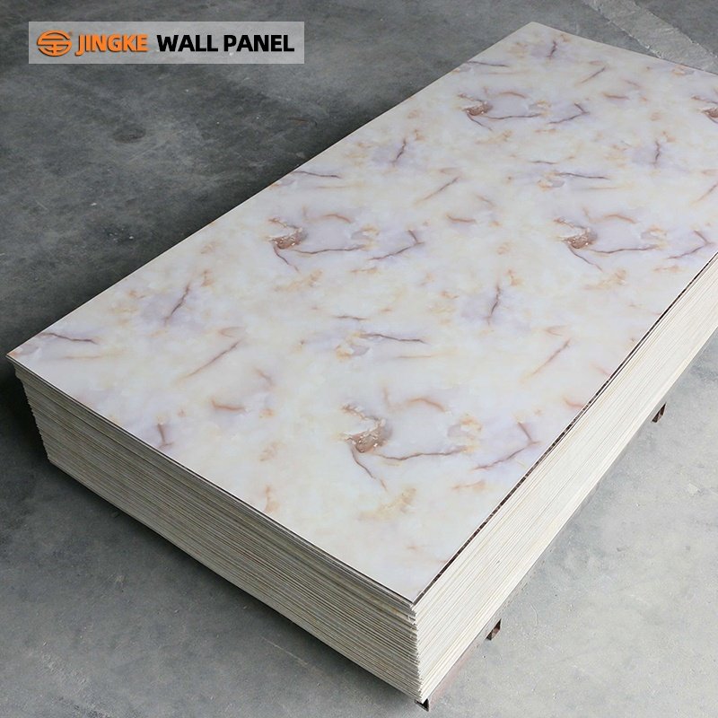 PVC Wall Sheet UV Board PVC Marble Sheet for Interior Decoration 3D UV Wall Sheet Peel Stick Wallpapers