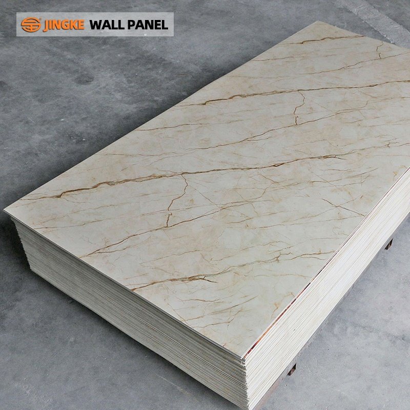 PVC Wall Sheet UV Board PVC Marble Sheet for Interior Decoration 3D UV Wall Sheet Peel Stick Wallpapers
