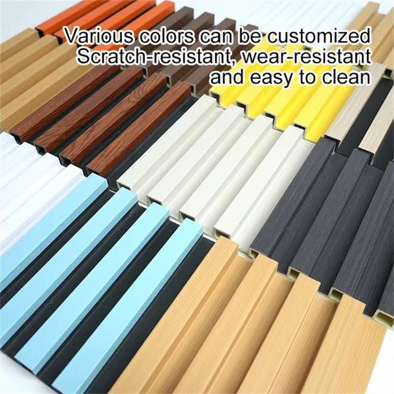 Modern Design Waterproof Wood Plastic Composite Wall Panel WPC Cladding Outdoor Wall Panels for Household Use